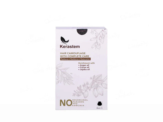 Kerastem Hair Color 1 Black(1 Kit)