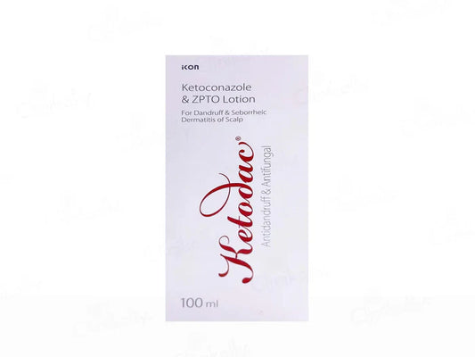Ketodac Anti Dandruff & Anti-Fungal Lotion(100 ml)