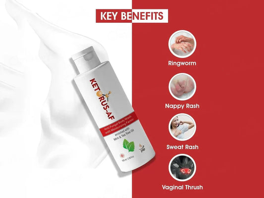 Ketorus-AF Anti Fungal Body Wash ( 100 ML )