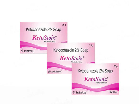 Ketoswiz Medicated Soap(3 x 75 gm)