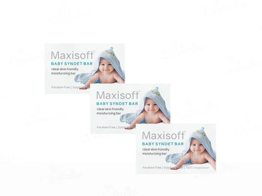 Maxisoft pH 5.5 Baby Bathing Bar(3 x 75 gm)