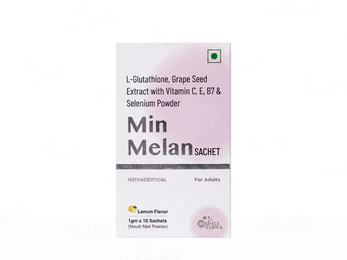 Min Melan Nutraceutical Sachet - Lemon Flavour (10 Sachets )