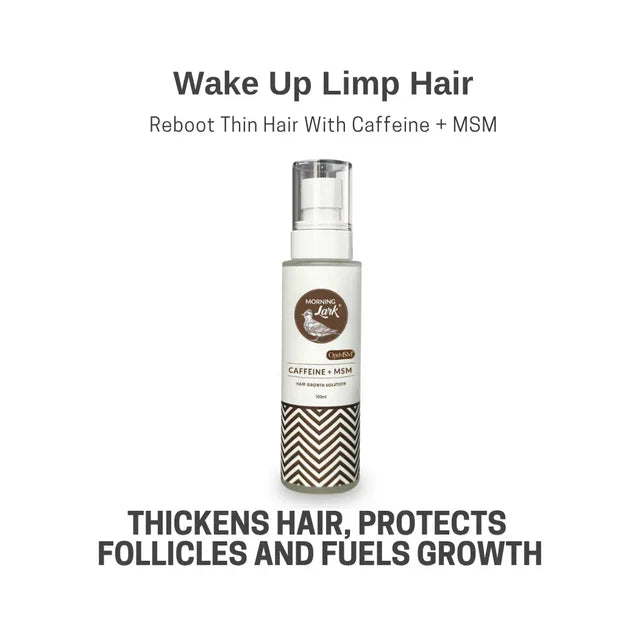 Morning Lark® Caffeine + MSM Hair Growth Solution