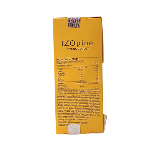 IZONIS Pycnogenol Supplement for Well-aging ( 30 CAPSULES )