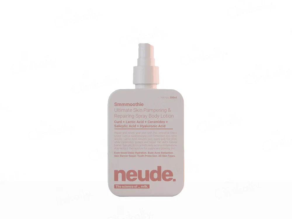 Neude Smmmoothie Ultimate Skin Pampering & Repairing Spray Body Lotion ( 250 ML )