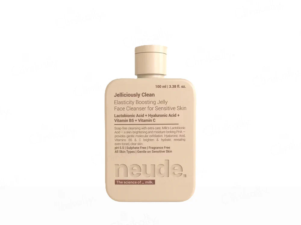 Neude Jelliciously Clean Elasticity Boosting Jelly Face Cleanser For Sensitive Skin ( 100 ML )