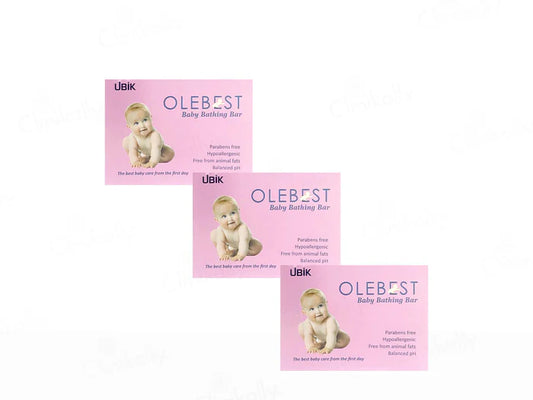 Olebest Baby Bathing Bar(3 x 75 gm)