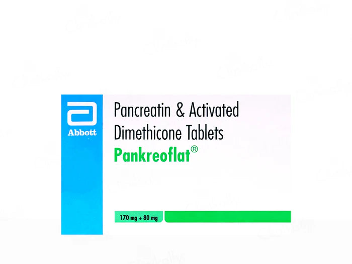 Pankreoflat 170mg/80mg Tablet (15 Tablets )