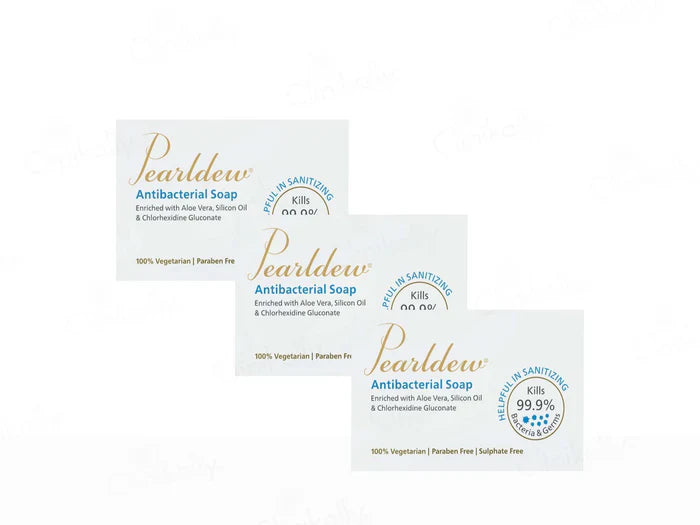 Pearldew Antibacterial Soap(3 x 75 gm)