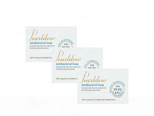 Pearldew Antibacterial Soap(3 x 75 gm)