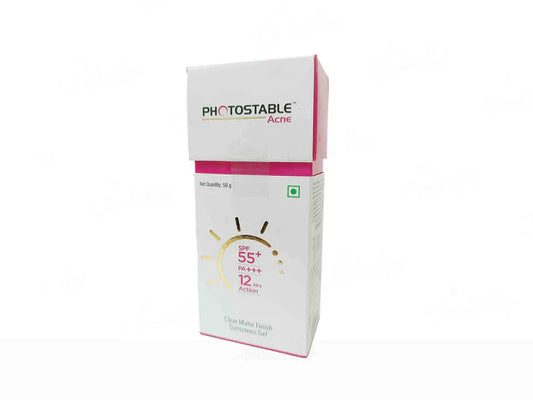 Photostable Acne Sunscreen Gel SPF 55+ PA+++(50 gm)