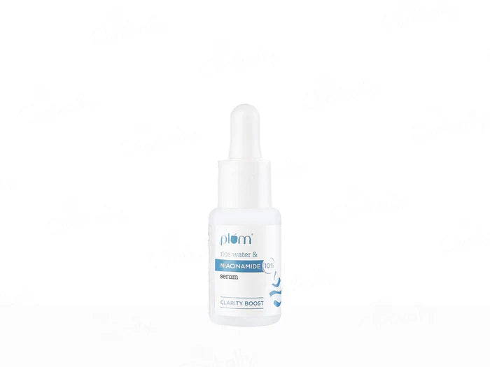 Plum 10% Niacinamide Clarity Boost Face Serum With Rice Water ( 15 ML )