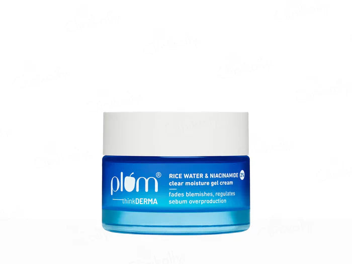 Plum 2% Niacinamide Clear Moisture Gel Cream With Rice Water ( 50 GM )