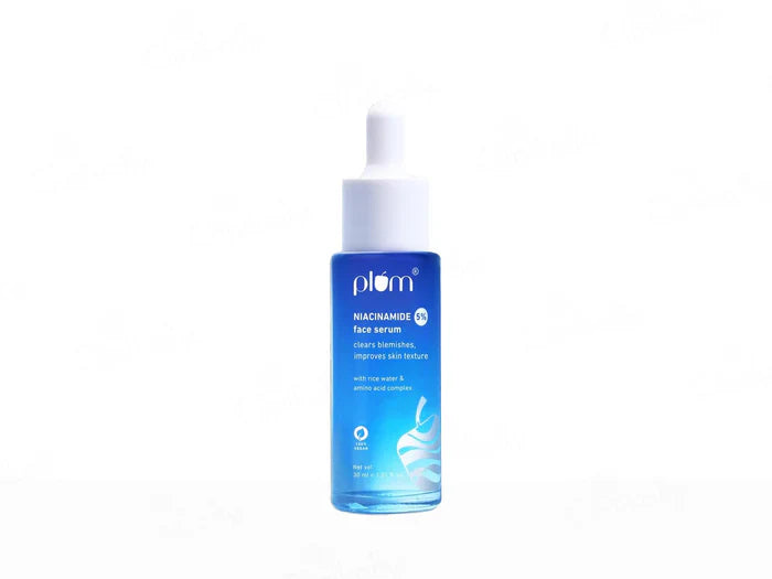 Plum 5% Niacinamide Face Serum With Rice Water & Amino Acid Complex ( 30 ML )