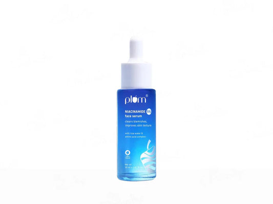 Plum 5% Niacinamide Face Serum With Rice Water & Amino Acid Complex ( 30 ML )