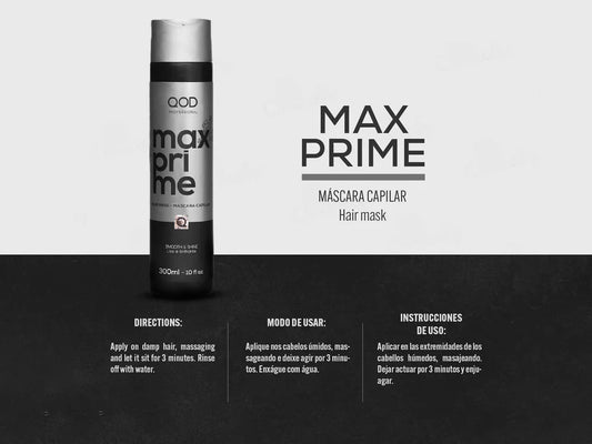 QOD Professional Max Prime After Treatment Hair Mask ( 300 ML )