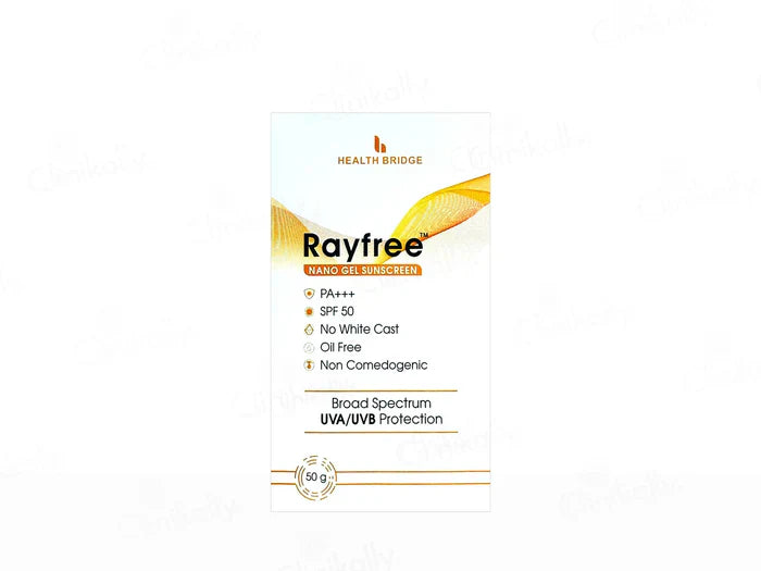 Rayfree Nano Gel Sunscreen SPF 50 PA+++(50 gm)