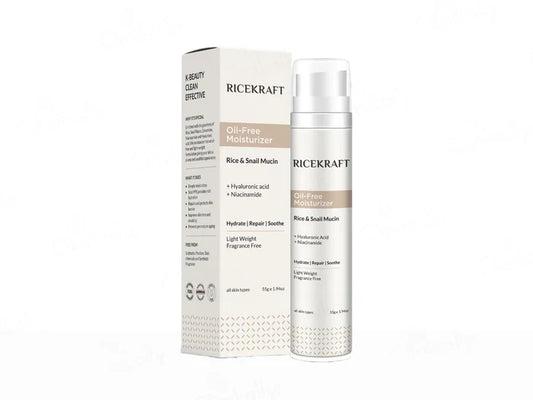 RiceKraft Rice & Snail Mucin Oil-Free Light Weight Moisturizer ( 55 GM )