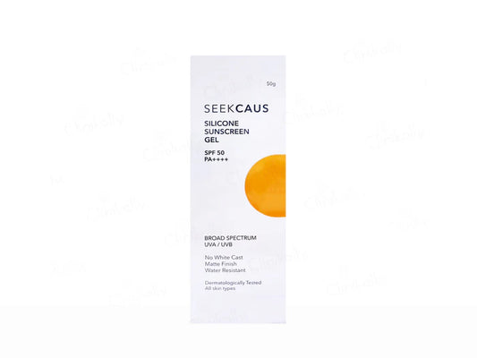 Seekcaus Silicone Sunscreen Gel SPF 50 PA++++ (50gm)