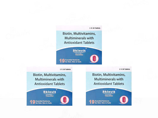 Skinvit Tablet For Hair, Skin & Nails ( 3 x 10 Tablets )