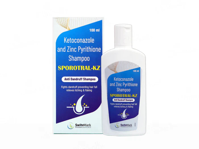 Sporotral-KZ Anti Dandruff Shampoo(100 ml)