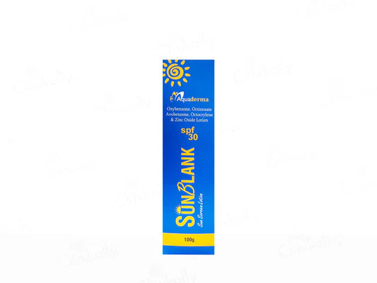 Sunblank Sunscreen Lotion SPF 30(100 gm)
