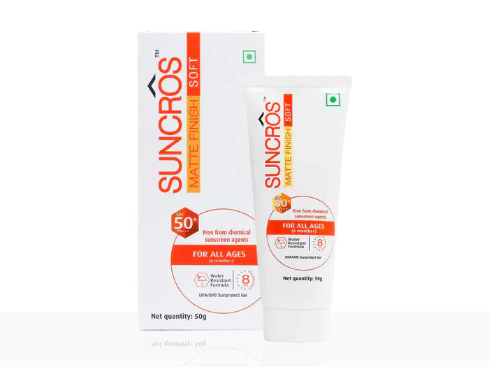 Suncros Matte Finish Soft SPF 50+(50 gm)