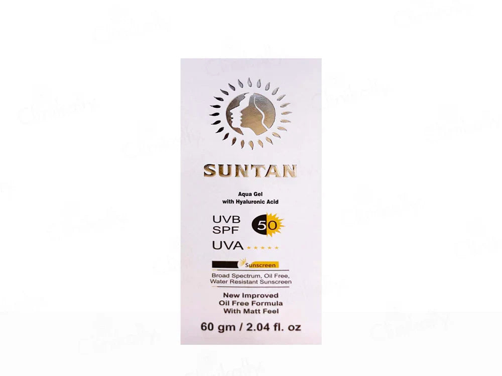 Suntan Aqua Matt Feel Sunscreen Gel SPF 50 ( 60 GM )