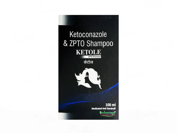 Swisscosmed Ketole ZPTO Medicated Anti-Dandruff Shampoo(100 ml)