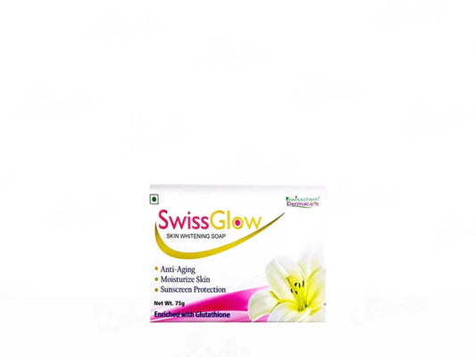 Swisscosmed SwissGlow Skin Whitening Soap(75 gm)