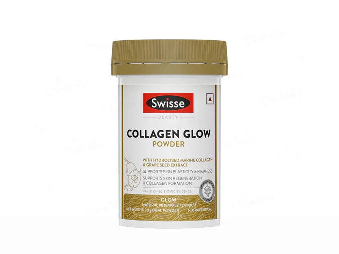 Swisse Beauty Collagen Glow Powder - Natural Pineapple Flavour(90 gm)