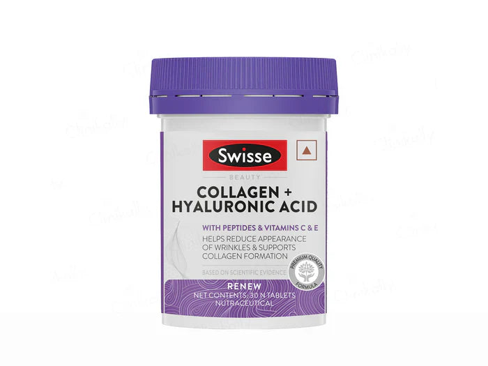 Swisse Beauty Collagen + Hyaluronic Acid Tablet(30 Tablets)