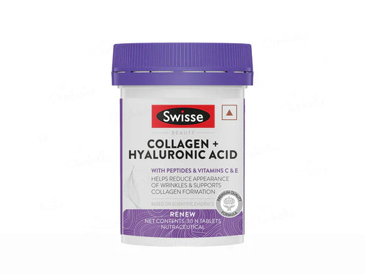 Swisse Beauty Collagen + Hyaluronic Acid Tablet(30 Tablets)