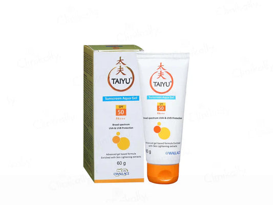 Taiyu Sunscreen Aqua Gel SPF 50 PA+++ ( 60 GM )