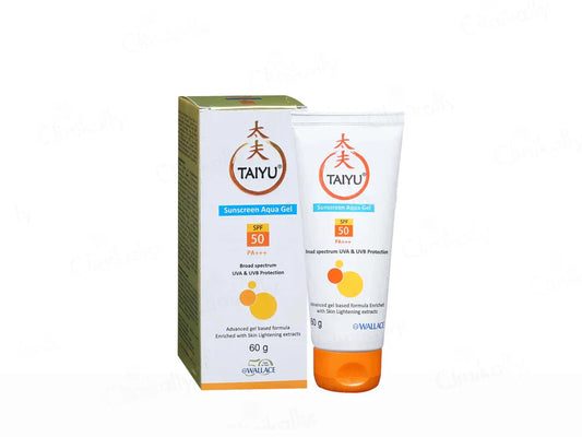 Taiyu Sunscreen Aqua Gel SPF 50 PA+++(60 gm)