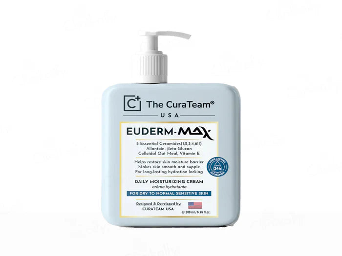 The CuraTeam Euderm-Max Daily Moisturizing Cream(200 ml)