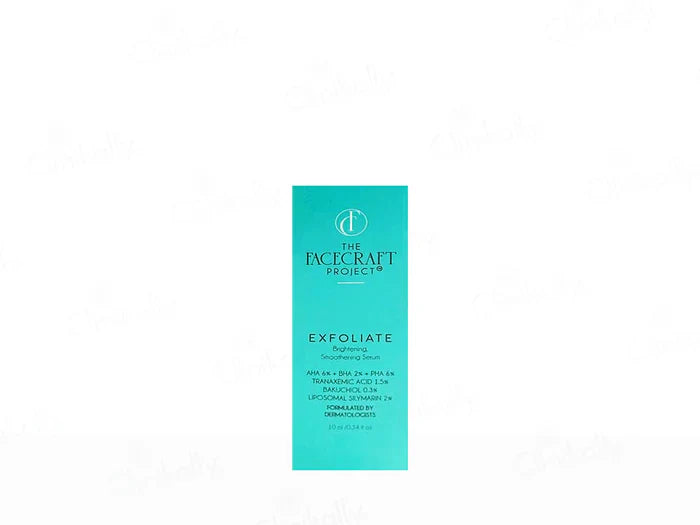 The Facecraft Project Exfoliate Brightening Smoothening Depigmentation Serum(10 ml)