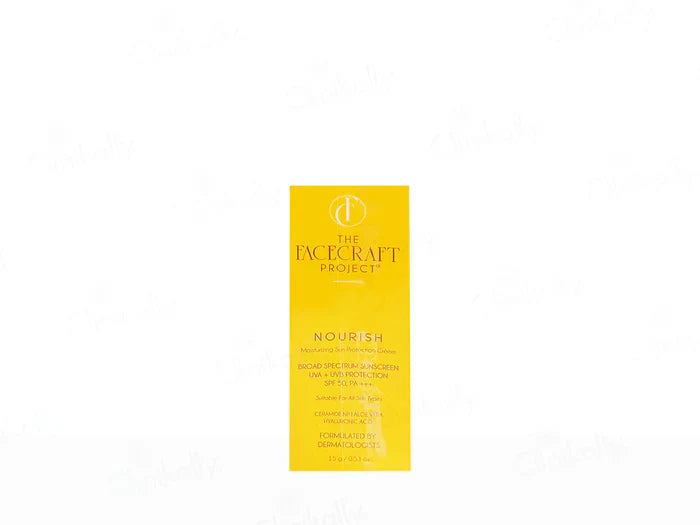 The Facecraft Project Nourish Moisturizing Sun Protection Cream SPF 50 PA+++(15 gm)