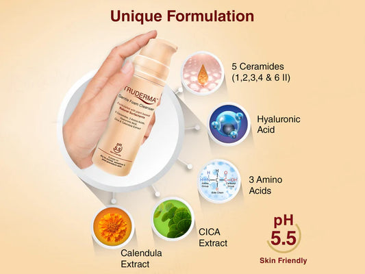 Truderma Gentle Foam Cleanser(140ml)