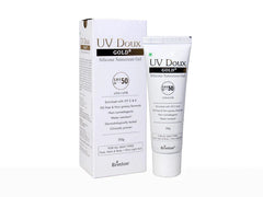 UV Doux Gold Silicone Sunscreen Gel SPF 50 PA+++ ( 50 GM )