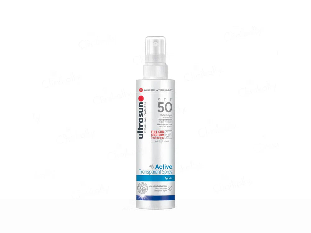 Ultrasun Active Transparent Sports Spray Sunscreen SPF 50 PA++++ ( 150 ML )