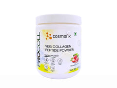 Cosmofix Procoll Veg Collagen Peptide Powder - Strawberry Flavour(150 gm)