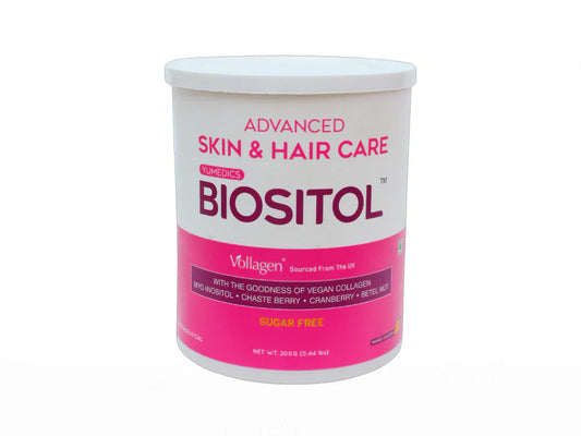 Yumedics Biositol Advanced Skin & Hair Care Vegan Collagen Powder - Mango Flavour ( 200 GM )