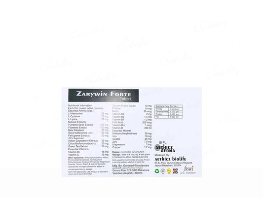 Zarywin Forte Tablet(3x10 Tablets)