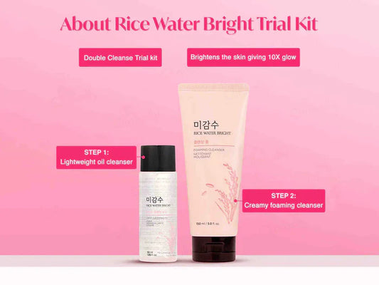 The Face Shop Rice Water Bright Trial Kit ( 1 KIT )