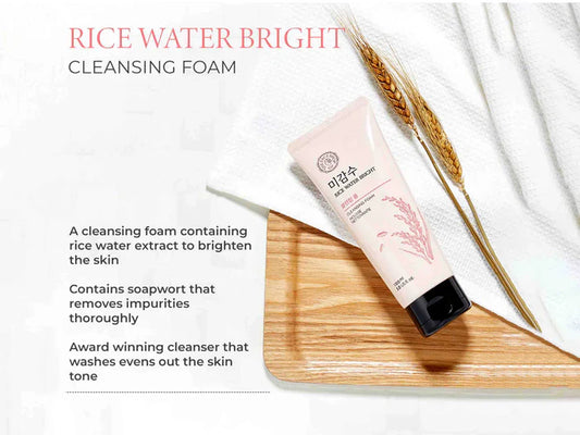 The Face Shop Rice Water Bright Foaming Cleanser ( 100 ML )