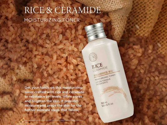 The Face Shop Rice & Ceramide Moisturizing Toner ( 150 ML )