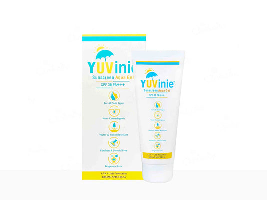 Yuvinie Sunscreen Aqua Gel SPF 30 PA+++ ( 50 GM )