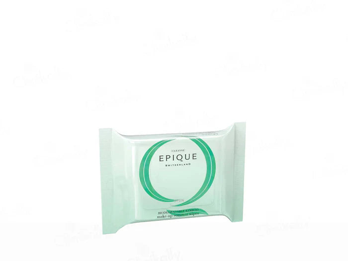 Epique Biodegradable Bamboo Make-up Remover Wipes ( 30 Wipes )