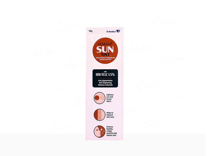Venusia Sun Tint Velvet Touch Sunscreen Gel SPF 115+ PA++++ ( 50 GM )